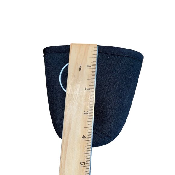 Java Sok Insulated Sleeve Cold Coffee Used Black with White Lettering Reusable S - Picture 8 of 8